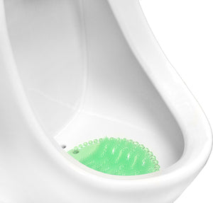 Urinaleinlage (2er Set) einseitiger Spritzschutz, rund Duft: Gurke-Melone, Farbe: grün